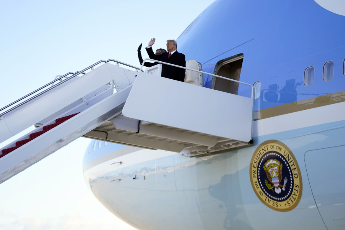 Donald Trump opuścił Biały Dom
