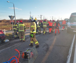 Śmiertelny wypadek w Rudzienicach na DK nr 16