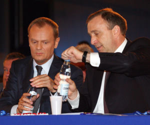 Donald Tusk i Grzegorz Schetyna