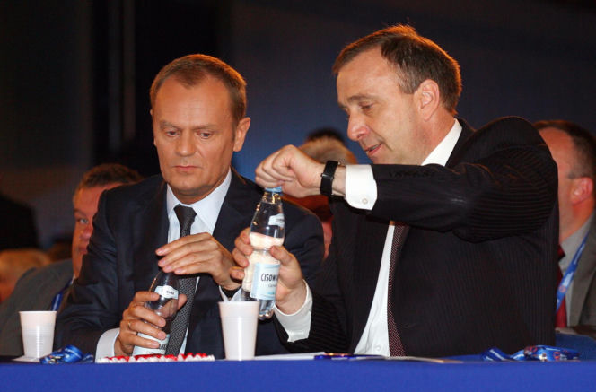 Donald Tusk i Grzegorz Schetyna