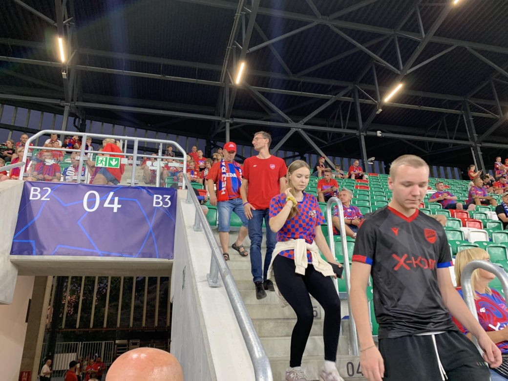 Świetna zabawa podczas meczu Raków Częstochowa - FC Kopenhaga 