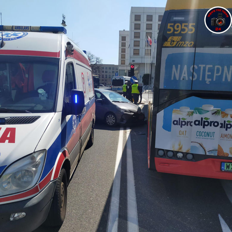 Pijany kierowca toyoty