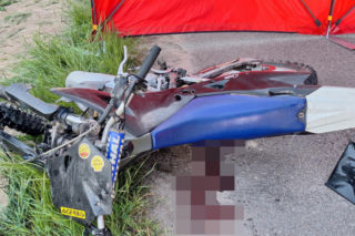 Potworne zderzenie motocyklistów. Ratownicy godzinę walczyli o życie 18-latka