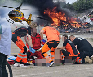 Katastrofa saomlotu. Pilot walczył do końca. Nagrania mrożą krew w żyłach