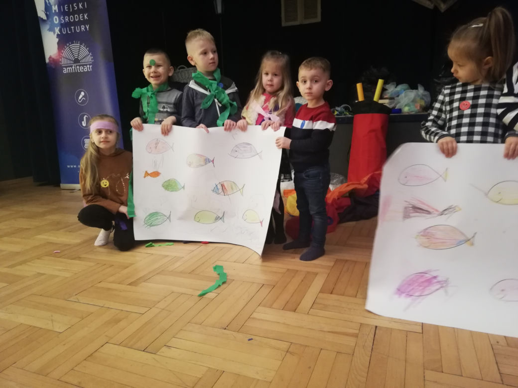Złota rybka spełniała dziecięce marzenia w Kuźni Artystycznej.