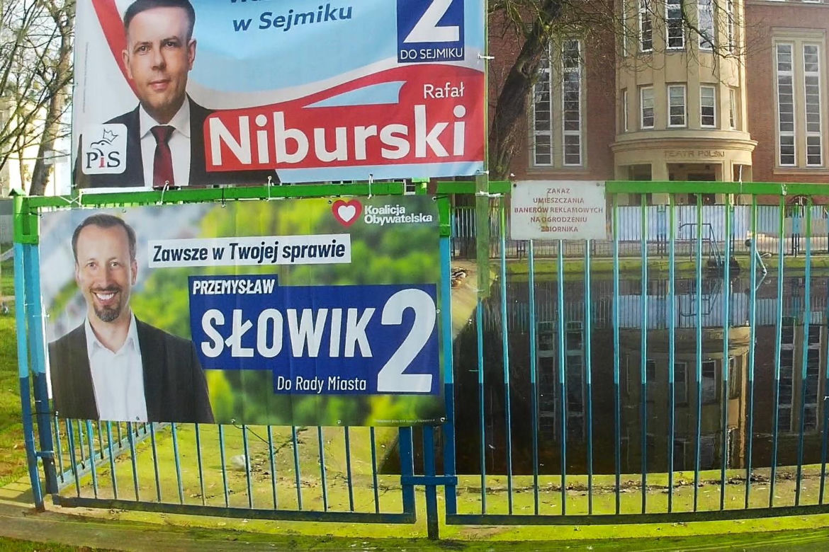 Przedwyborcza "baneroza" w Szczecinie