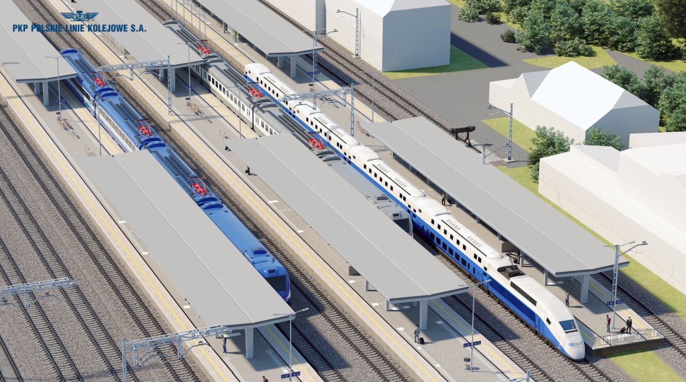 Rail Baltica. Stacja kolejowa w Ełku zmieni się nie do poznania [WIZUALIZACJE]