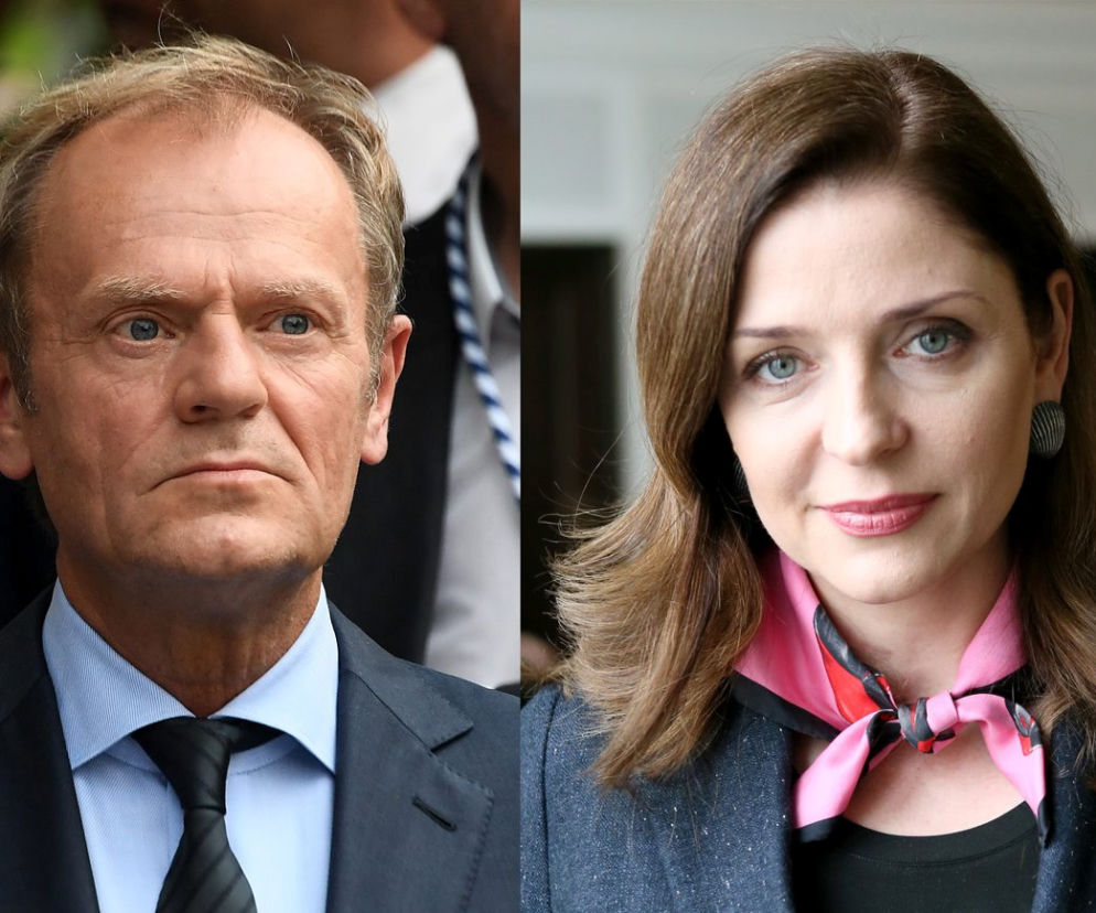 Joanna Mucha/Donald Tusk