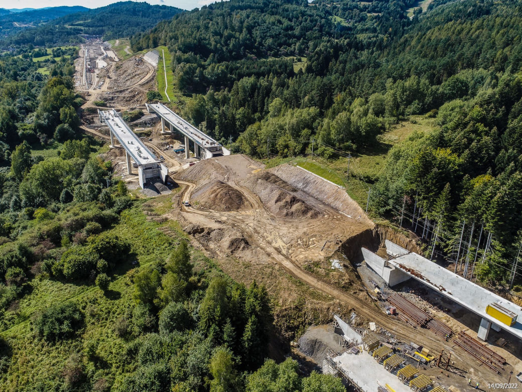 Budowa trasy S1 w Beskidach