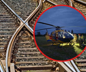 Wstrząsające sceny na torach pod Malborkiem! 36-latek przeżył zderzenie z pociągiem, sprawę bada policja