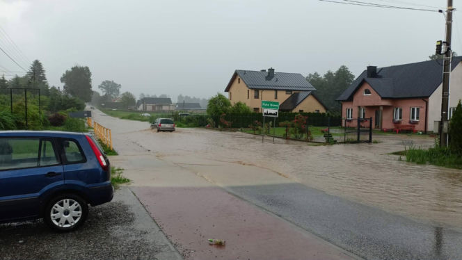 Groźne burze w Świętokrzyskiem (22.06.2026)