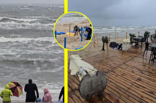 Dramatyczne sceny w Stegnie. Bałtyk pochłonął popularną plażę