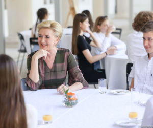 Agata Duda spotkała się z dziećmi