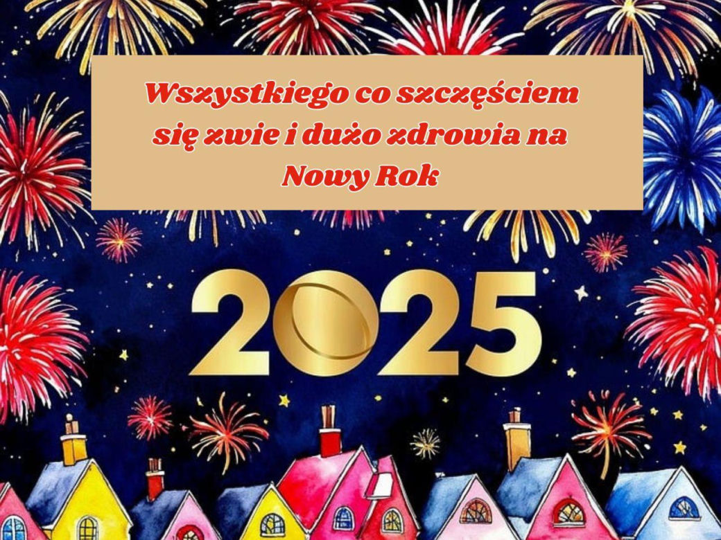 kartki z życzeniami Nowy Rok 2025