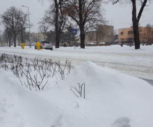 Kolejny atak zimy tej zimy w Lesznie. Miasto zasypane śniegiem