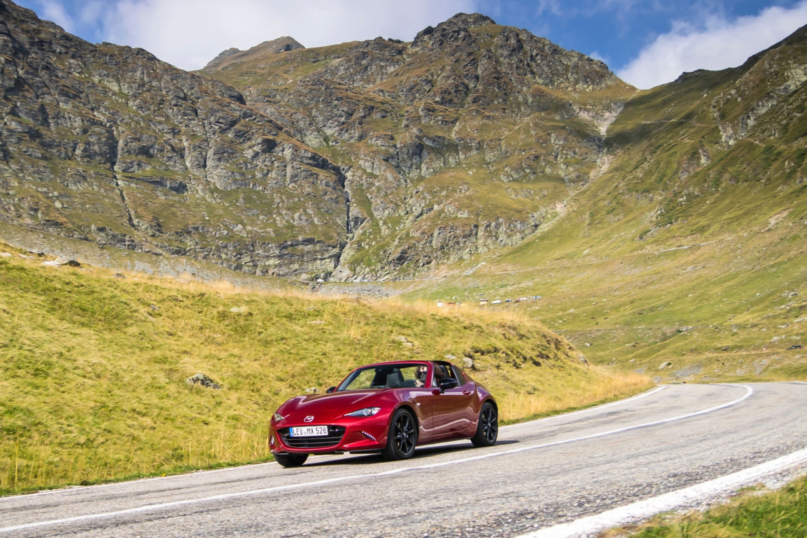 Mazda MX-5 RF na Drodze Transfogaraskiej
