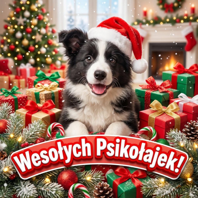 Kartka z życzeniami na Mikołajki