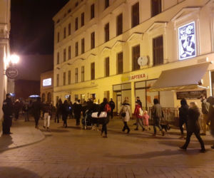 Protest i spisywanie w Toruniu