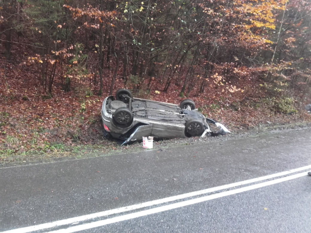 Wypadek na drodze wojewódzkiej 163 