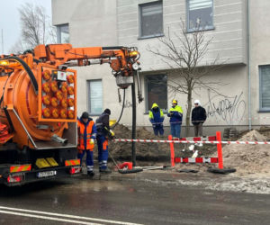 Pożar gazociągu w Szczecinie