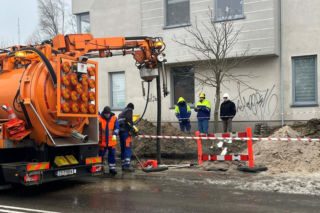Pożar gazociągu w Szczecinie
