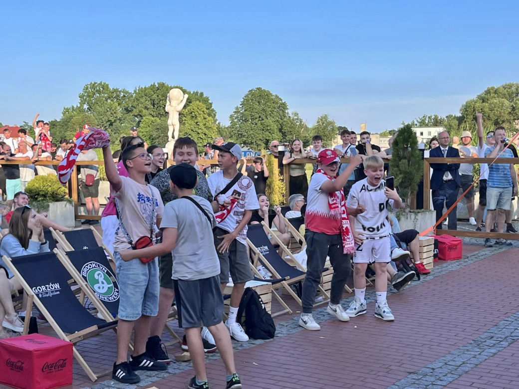 Tak kibicowaliście Polakom w meczu z Francuzami w gorzowskiej strefie kibica