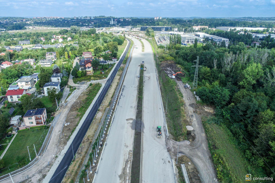 Węzeł Mistrzejowice - budowa. Zobacz jak powstaje jeden z najbardziej skomplikowanych obiektów na S7