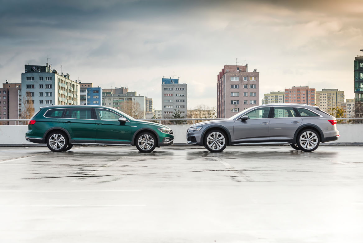 Audi A6 allroad 50 TDI quattro tiptronic vs. Volkswagen Passat Alltrack 2.0 TDI 4Motion DSG7