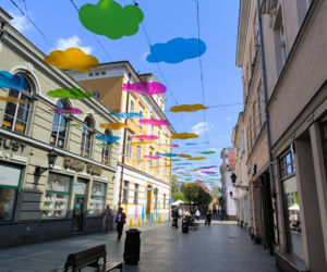 Nowe ozdoby na leszczyńskich ulicach. Wróblewskie w ferii barw.