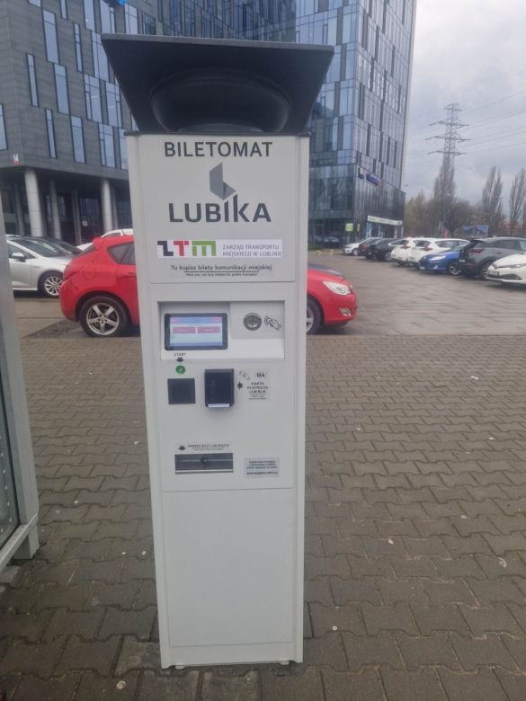 Biletomat solarny Lublin