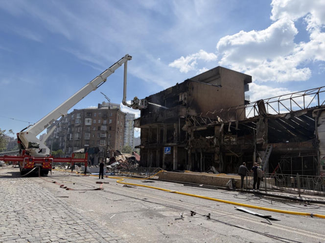 Rosyjski atak na Kijów. Potworne zniszczenia [24.05.2026]