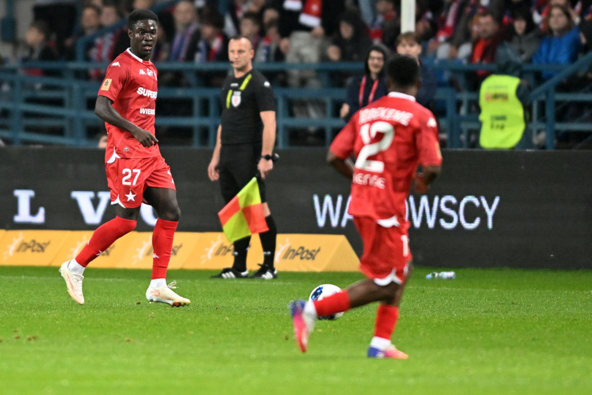 Wisła Kraków - Jagiellonia Białystok; Zdjęcia kibiców i zawodników z meczu 8. kolejki PKO BP Ekstraklasy