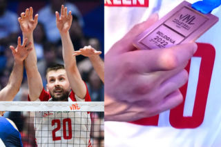 „Super, super!”. Mateusz Bieniek pokazuje nam brązowy medal siatkarskiej Ligi Narodów 
