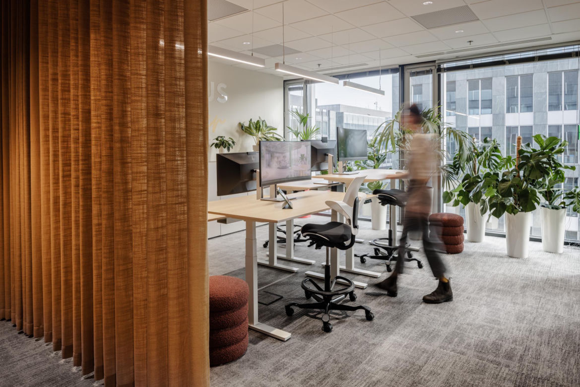 Biuro Kraft Heinz w kompleksie Harmony Office Park na warszawskim Mokotowie
