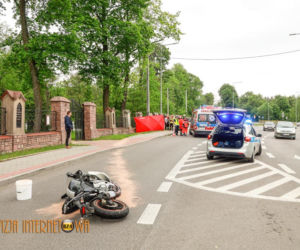 Łękawa: Młody motocyklista uderzył w kościelny płot! Zginął na miejscu! [ZDJĘCIA] 