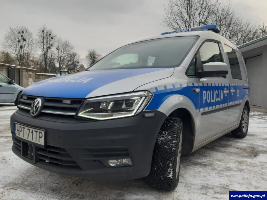 Radiowóz Volkswagen Caddy