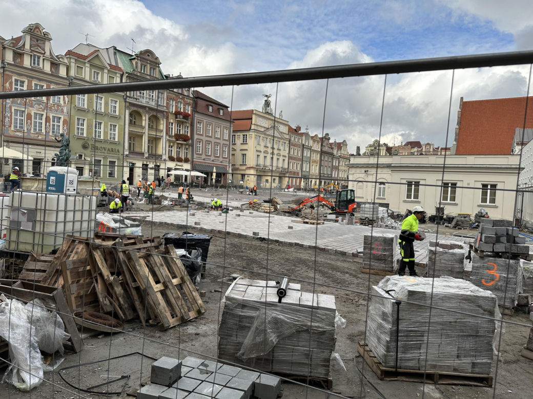 Remont rynku w Poznaniu
