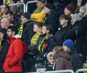 GKS Katowice - Widzew Łódź, zdjęcia kibiców z meczu 20. kolejki PKO BP Ekstraklasy