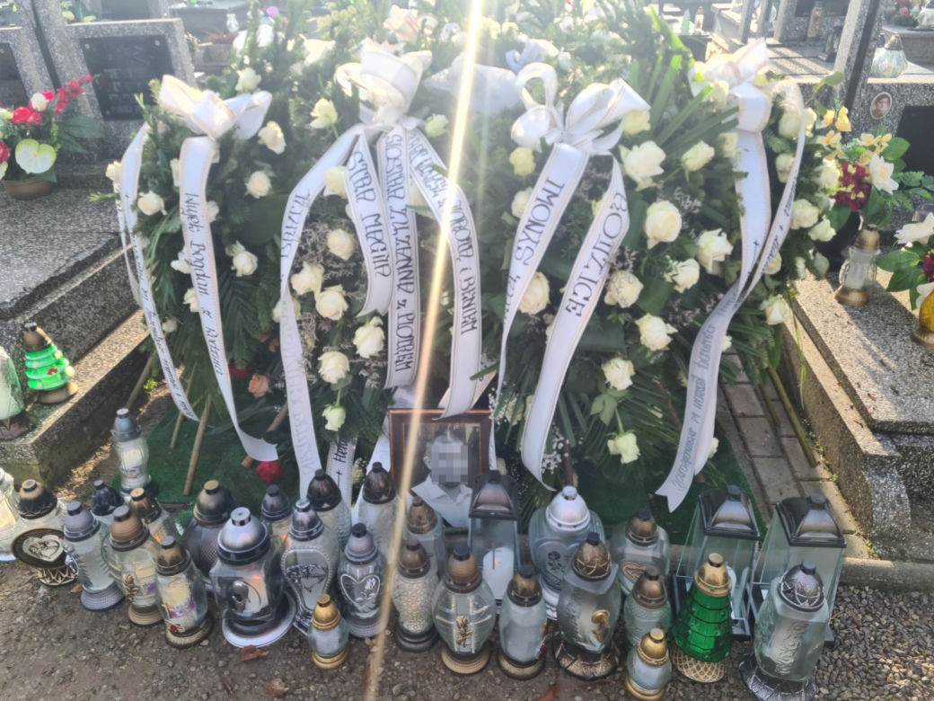 Grób druha z OSP Wrzawy [GALERIA]