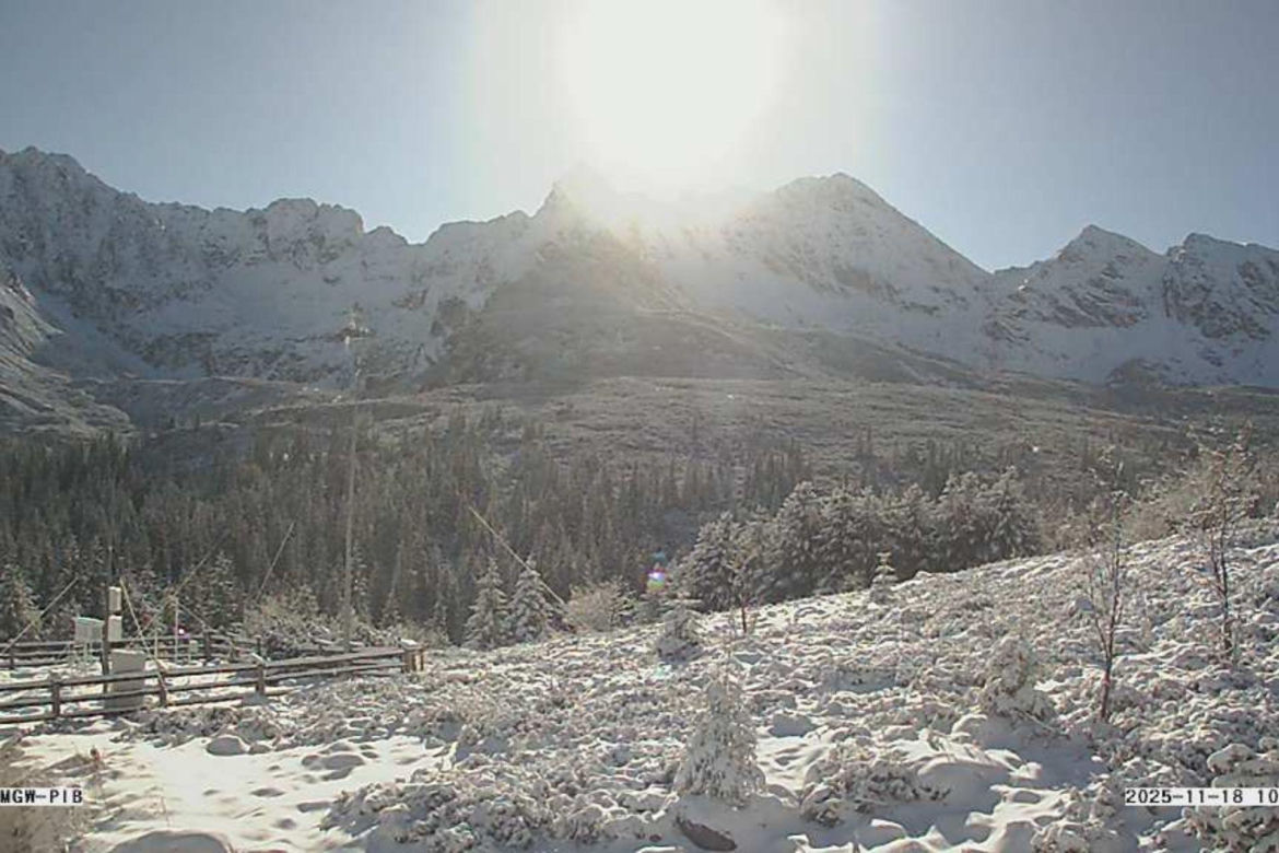 Tatry skąpane w śniegu