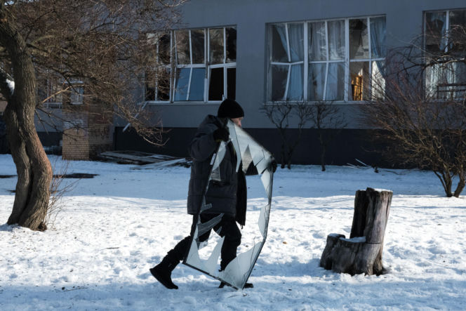 Kijów po rosyjskim ostrzale 3.02.2026