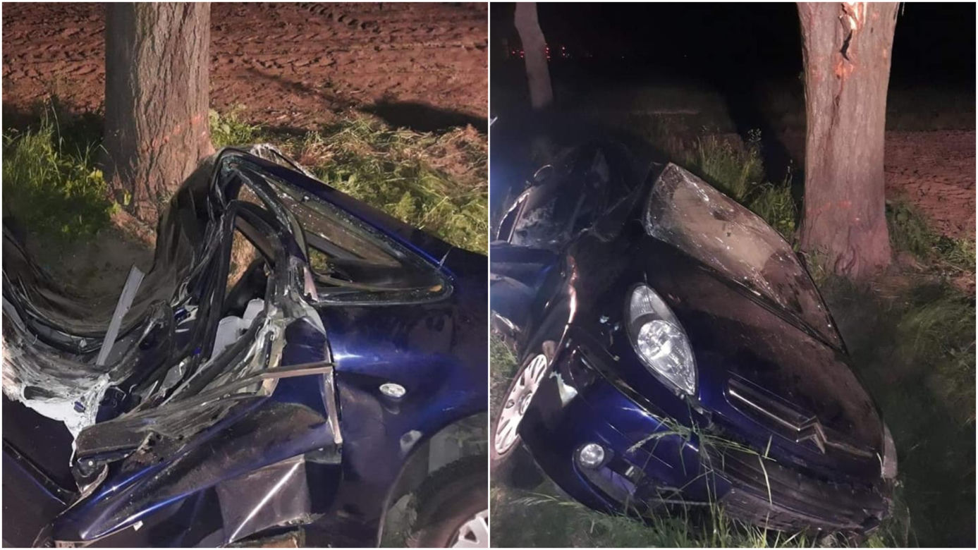 Wypadek pod Płockiem - Goślice, gmina Bielsk