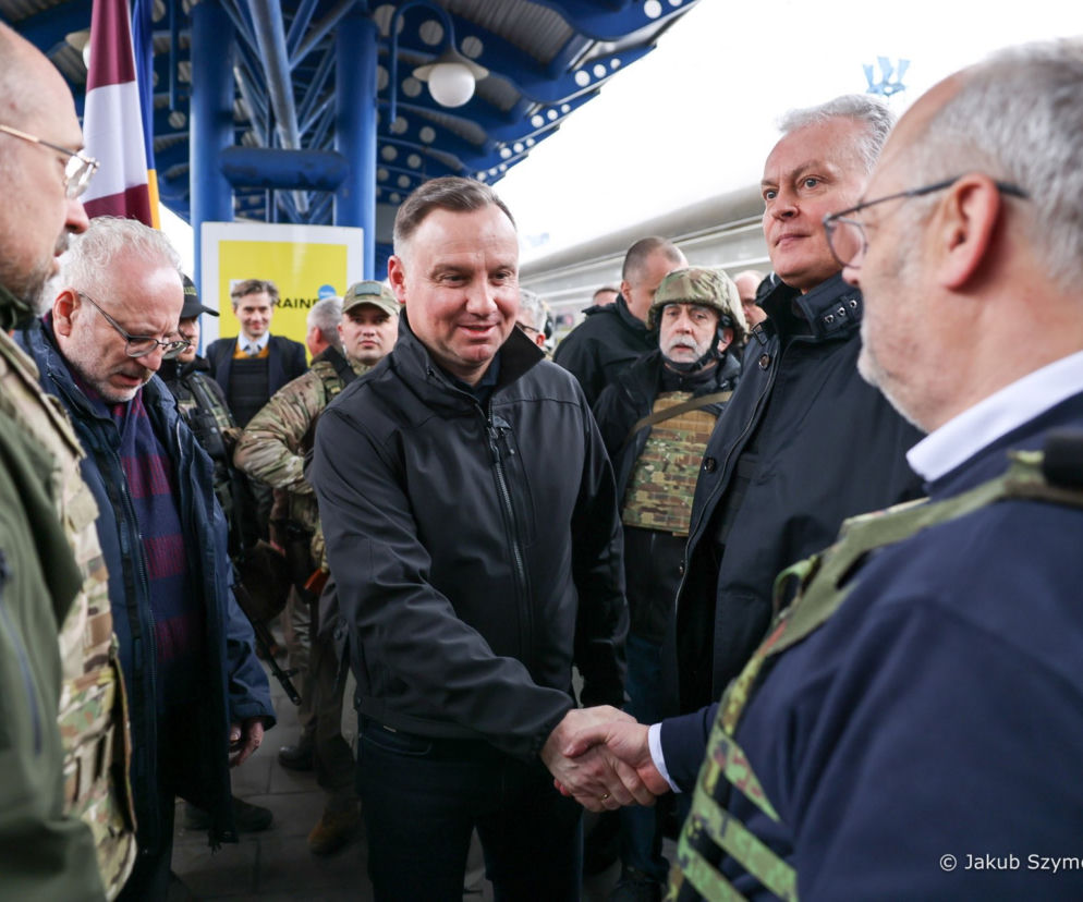 Andrzej Duda w Kijowie