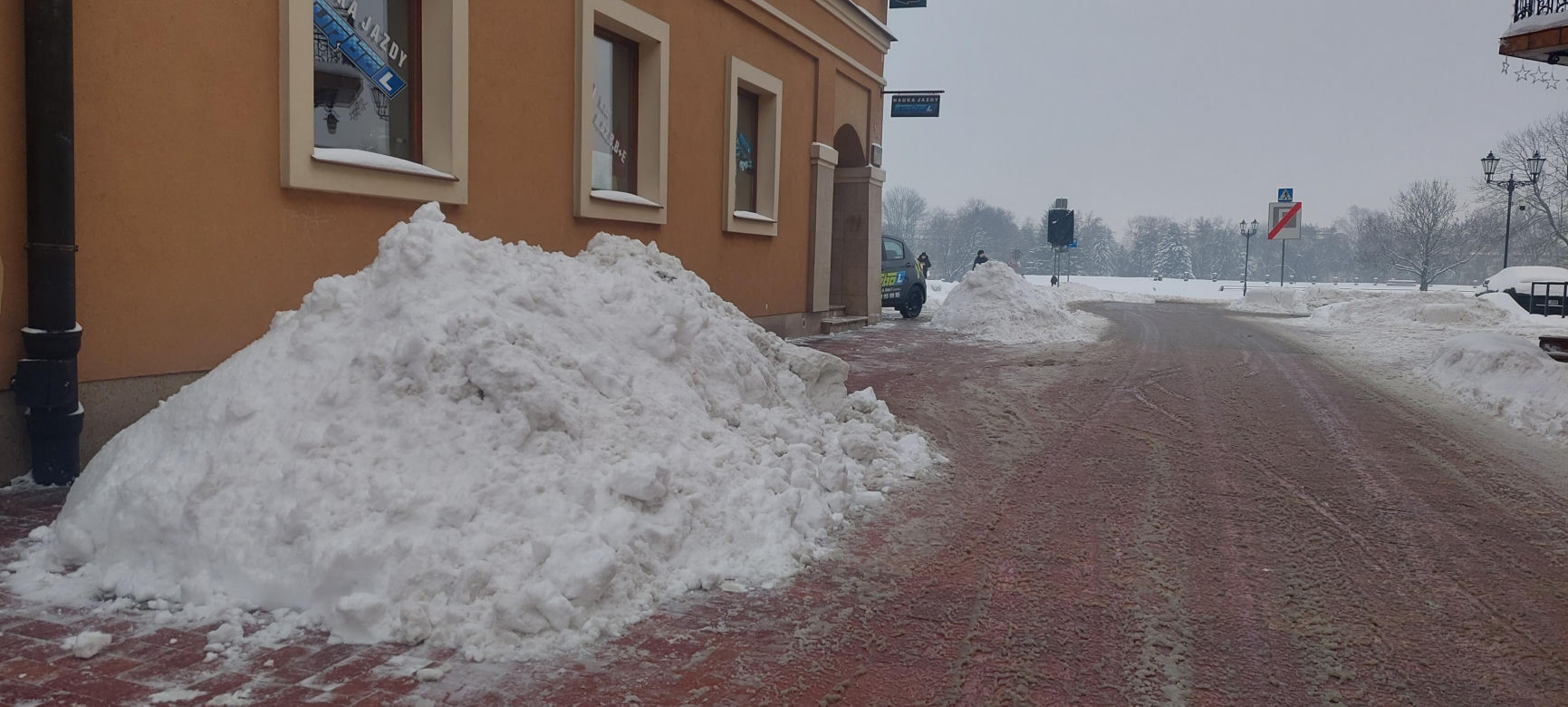 zima w Zamościu