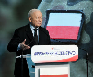 Jarosław Kaczyński mówił o NATO podczas konferencji PiS