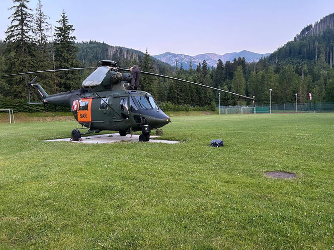 Wojskowy Sokół w Tatrach. Ratownicy TOPR ze wsparciem z Powidza