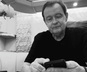 Jan Frycz na nagraniu Krzysztofa Skoniecznego
