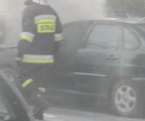 Pożar samochodu w Gorzowie