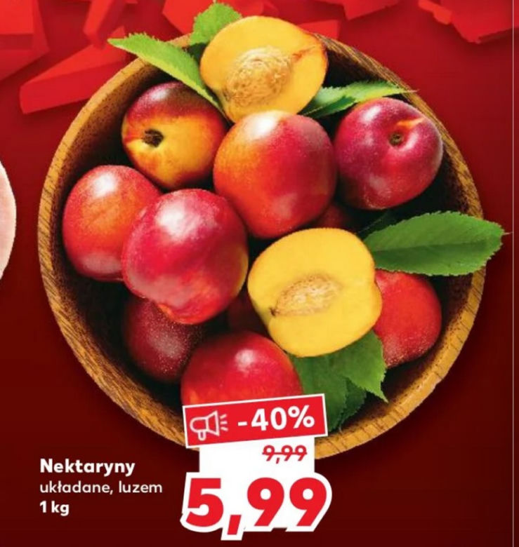 Promocja na nektaryny