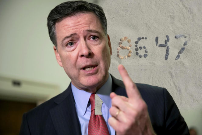 Był szef FBI ułożył napis z muszelek. Chodziło o zabicie Trumpa?!